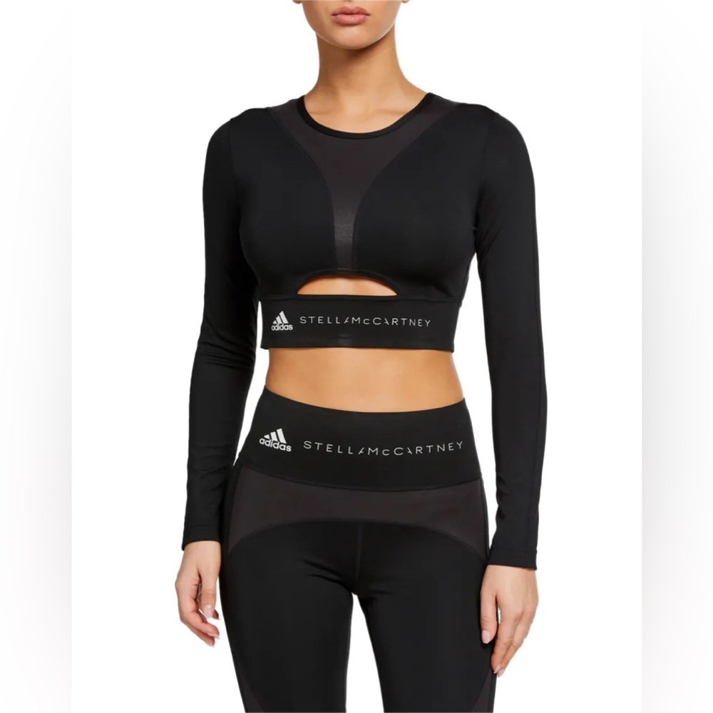 Adidas by Stella McCartney Training Long Sleeve Crop Top XS